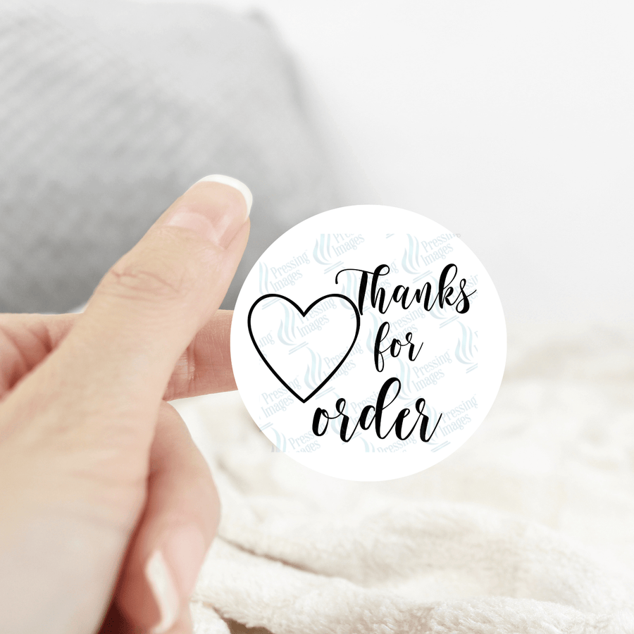 ST 007 B&W Thanks for order - Pressing Images