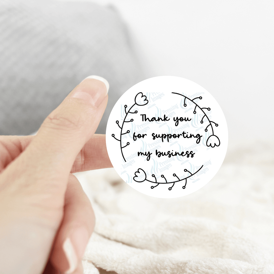 ST 009 B&W Thank you for your support - Pressing Images