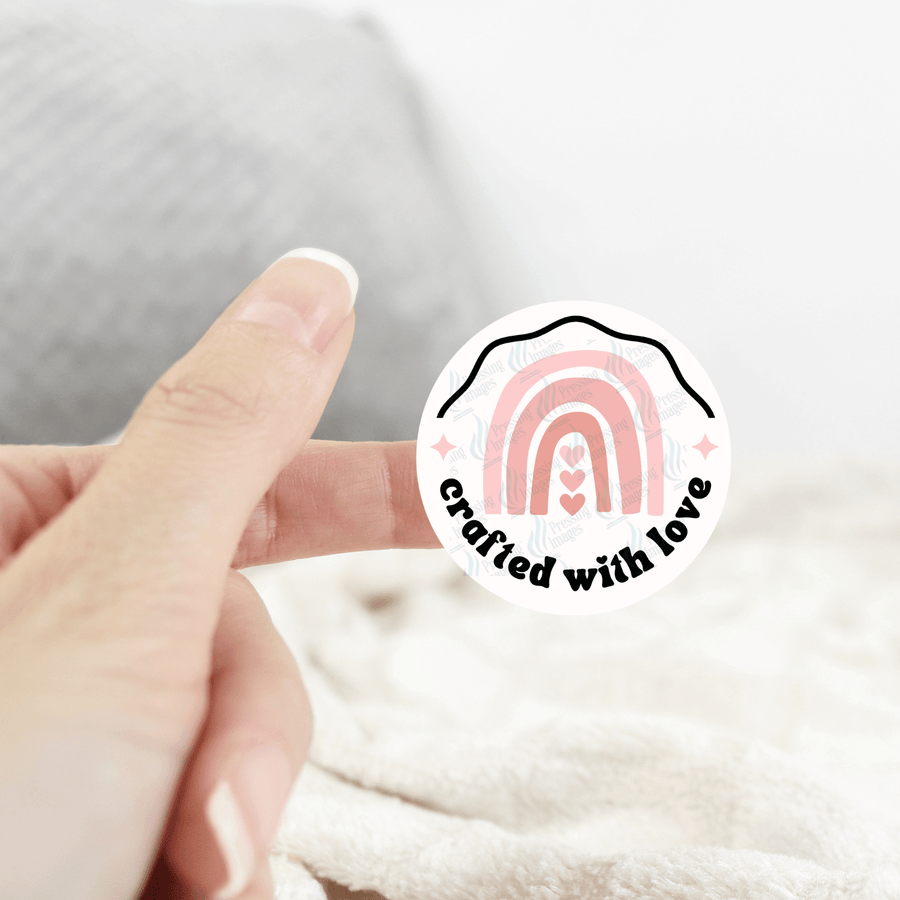 ST 026 Rainbow crafted with love - Pressing Images