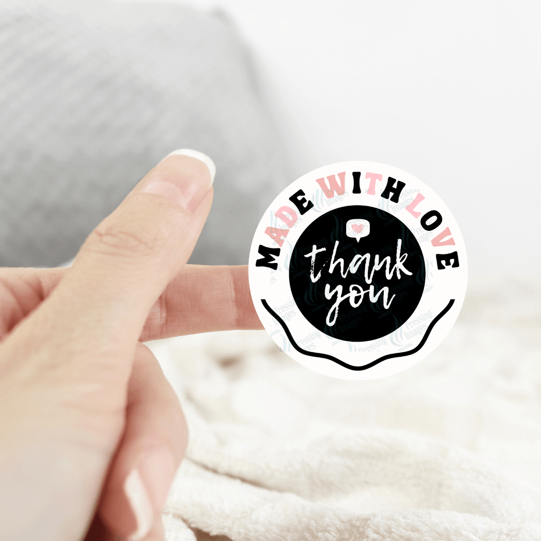 ST 035 Made with love thank you - Pressing Images