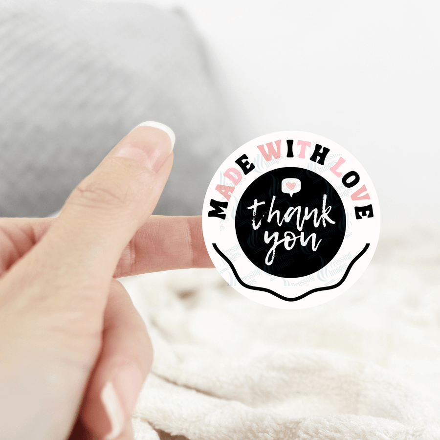 ST 035 Made with love thank you - Pressing Images