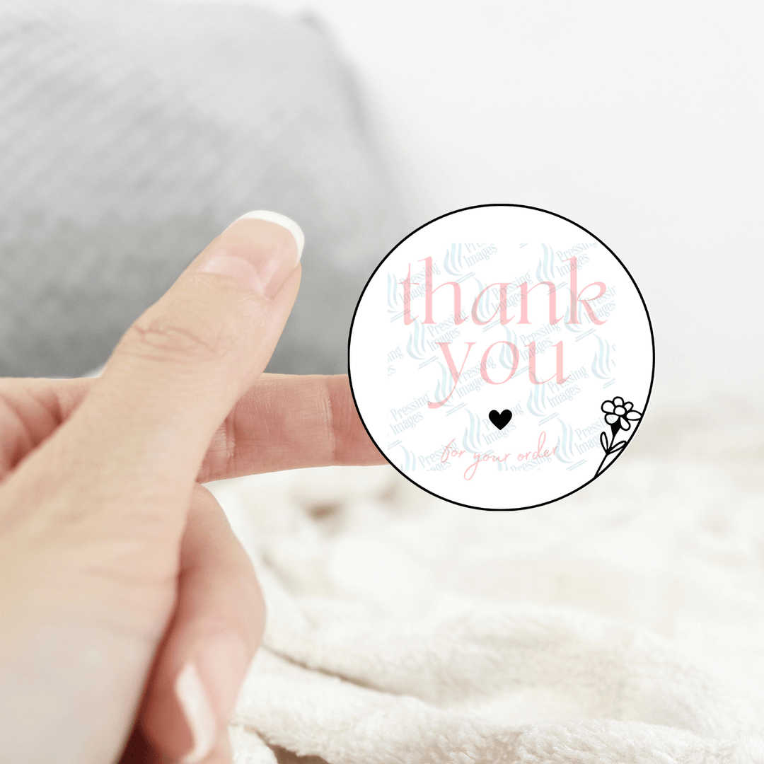 ST 038 Thank you for your order white - Pressing Images