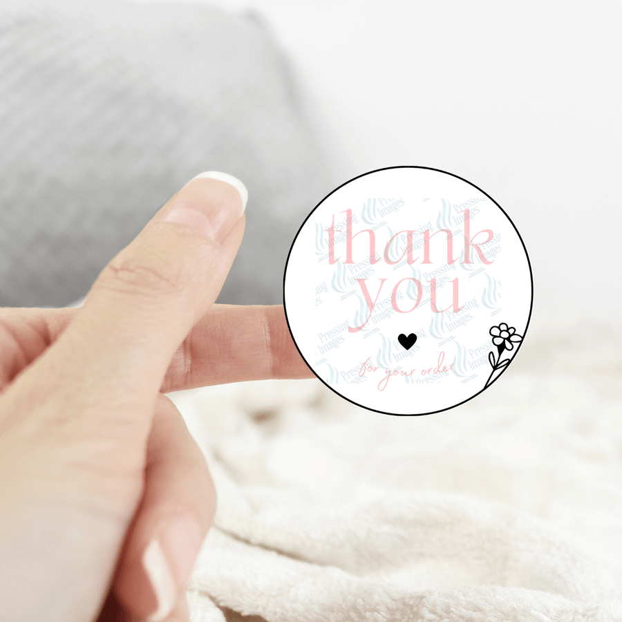 ST 038 Thank you for your order white - Pressing Images