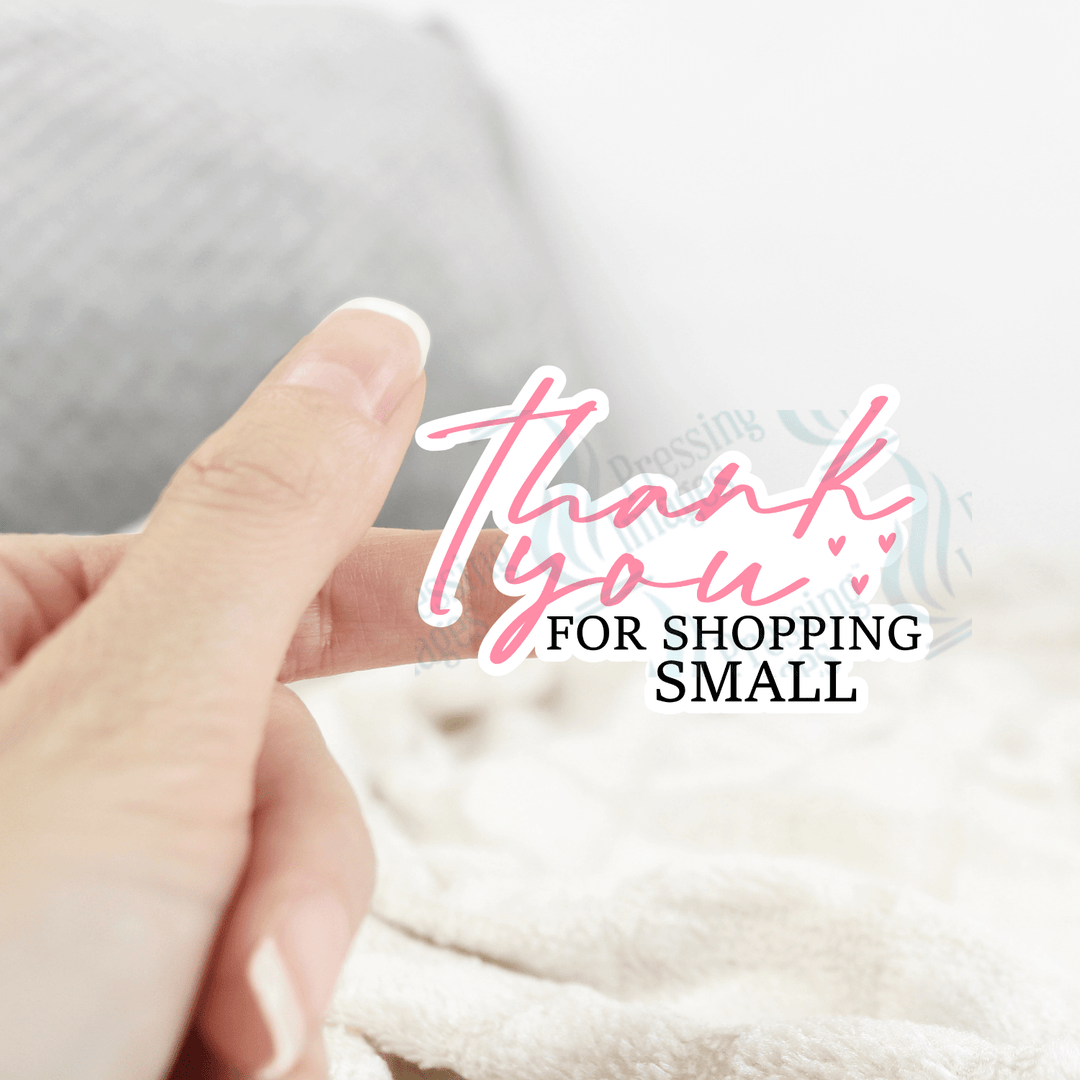 ST 040 Thank you for shopping small - Pressing Images