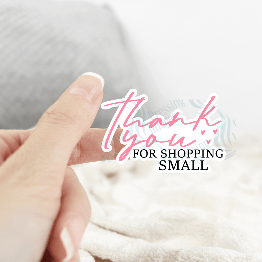 ST 040 Thank you for shopping small - Pressing Images