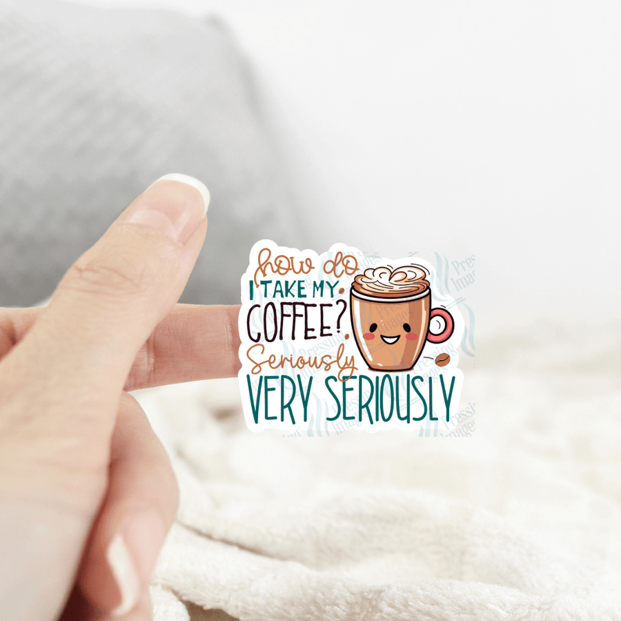 ST 048 Mug how do I take my coffee - Pressing Images