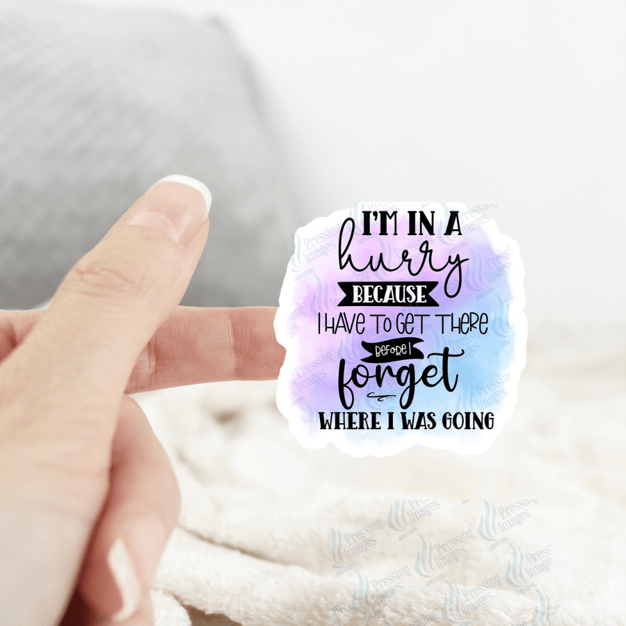 ST 055 Im in a hurry - Pressing Images