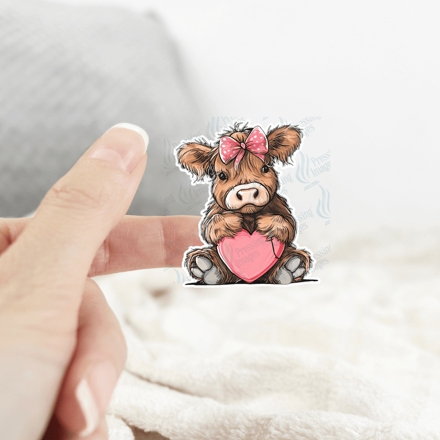 ST 070 Pink glasses cow 07 - Pressing Images