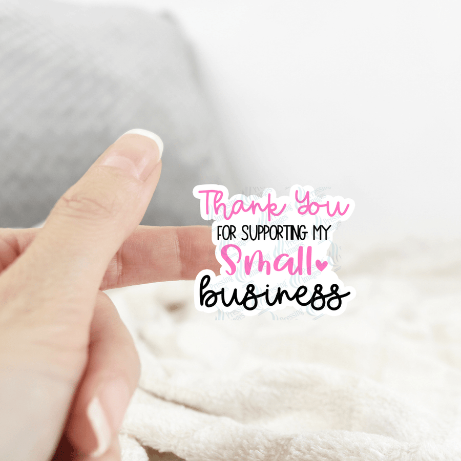 ST 083 Thank you for supporting my small business - Pressing Images