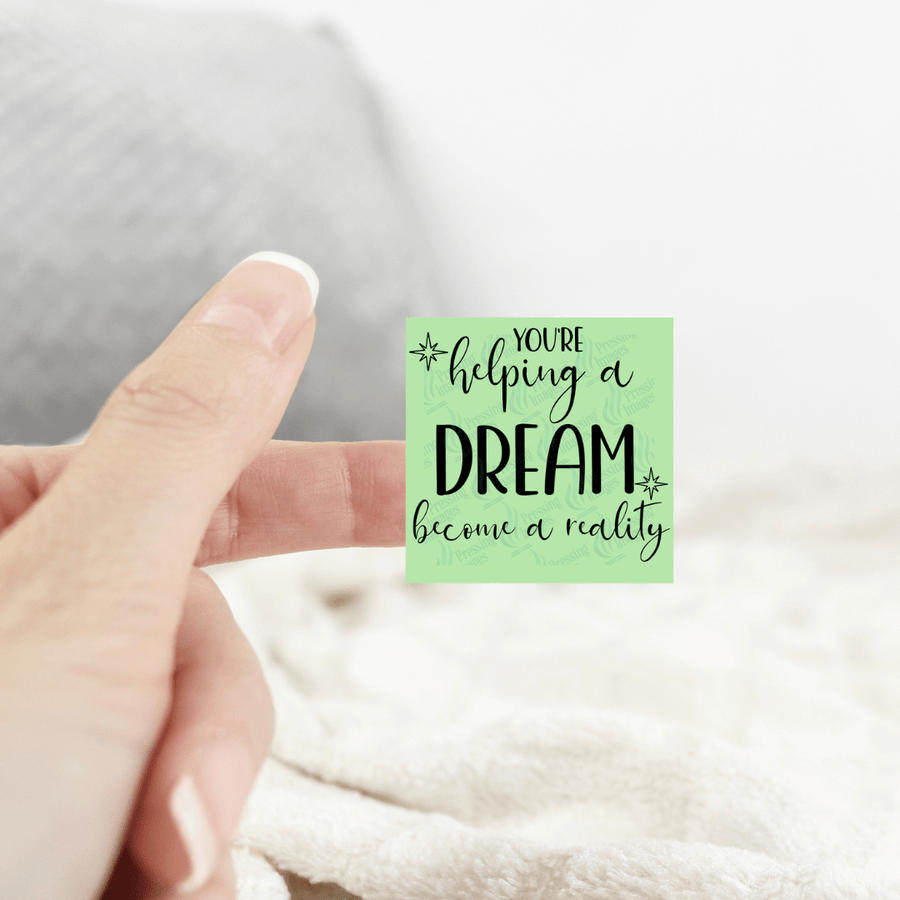 ST 085 You're helping a dream become a reality - Pressing Images