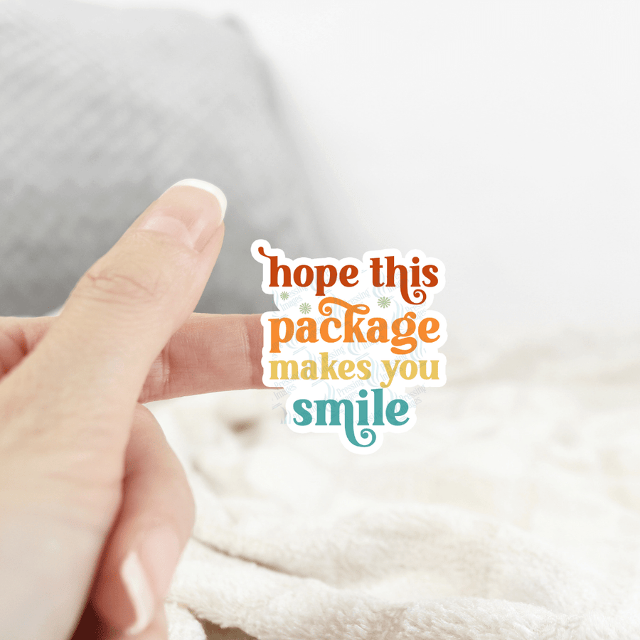 ST 093 Retro hope this package makes you smile - Pressing Images