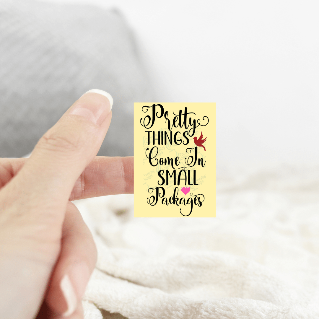 ST 111 Pretty things come in small packages - Pressing Images