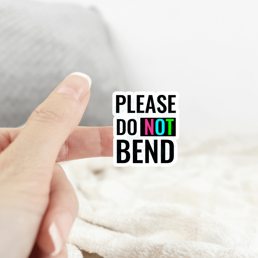 ST 116 Please do not bend - Pressing Images