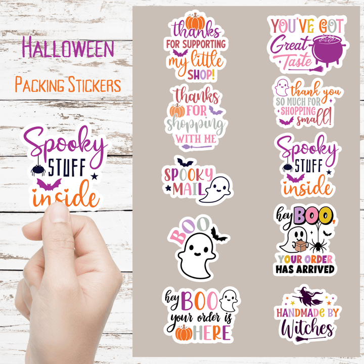 ST 139 Halloween Sticker Bundle - Pressing Images