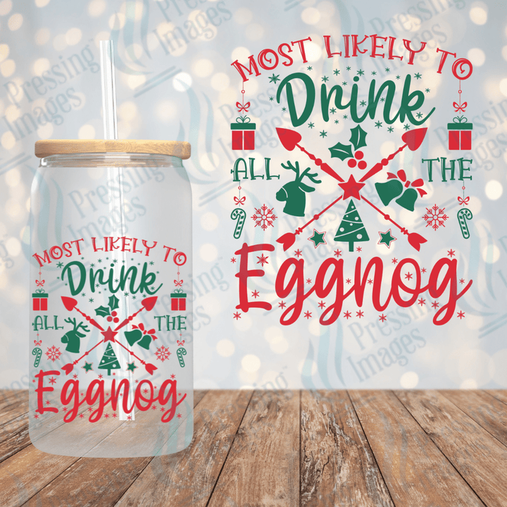 UVD 1736 Most likely to drink all the eggnog - Pressing Images