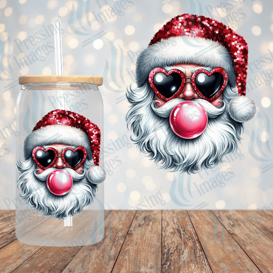 UVD 1740 Bubblegum Santa - Pressing Images