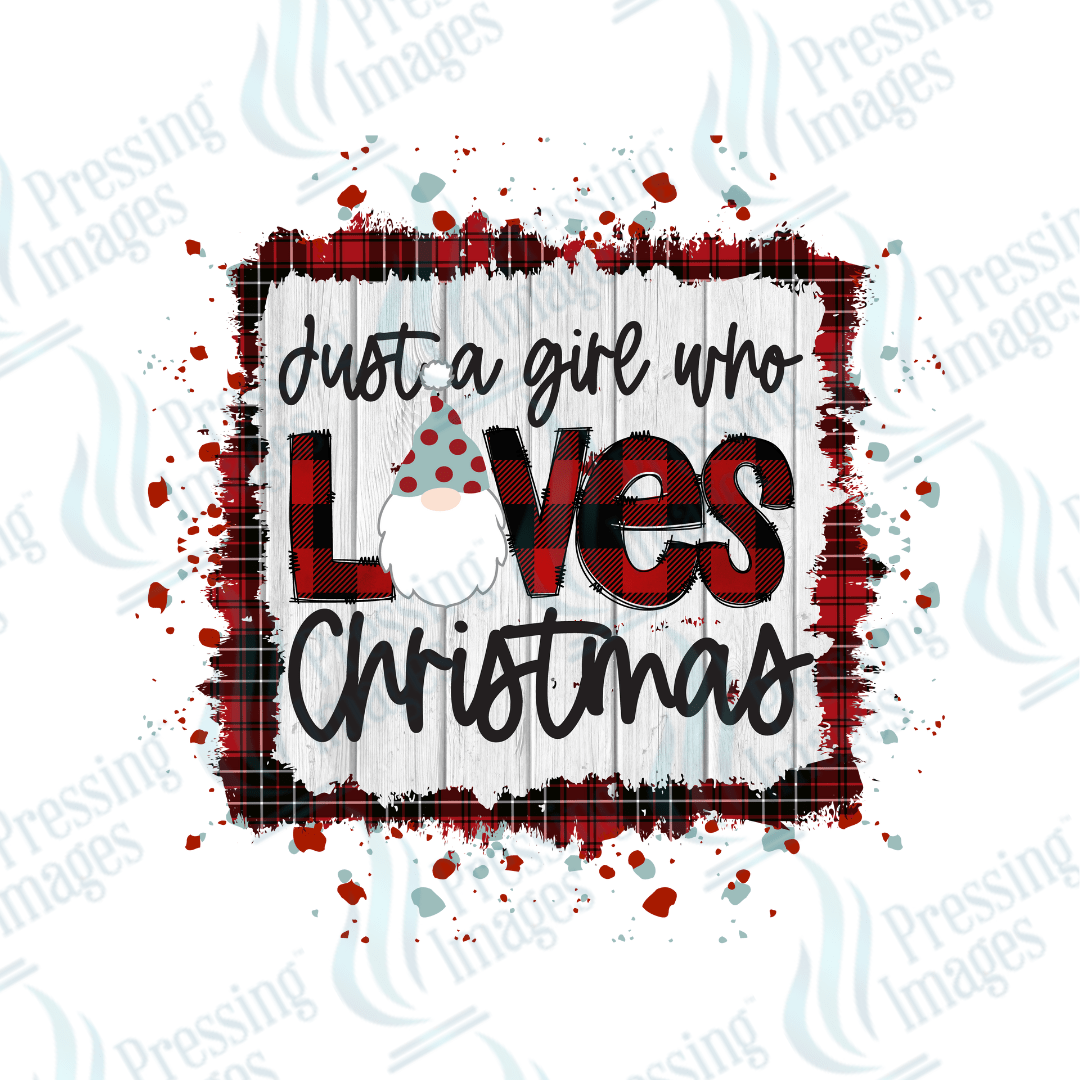 UVD 1752 Just a girl who loves Christmas - Pressing Images