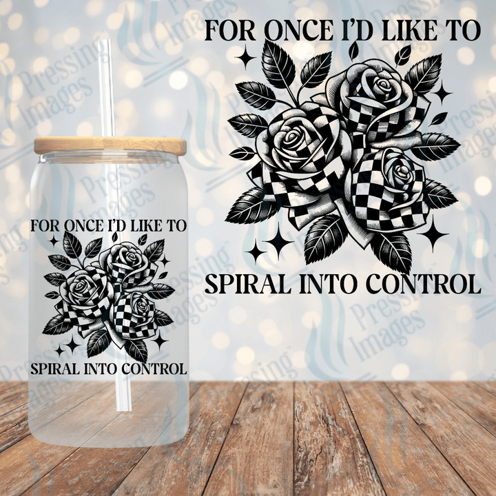 UVD 1759 For once I'd like to spiral into control - Pressing Images