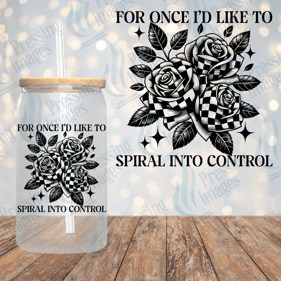 UVD 1759 For once I'd like to spiral into control - Pressing Images