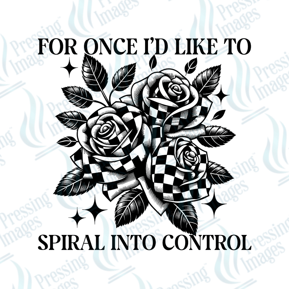 UVD 1759 For once I'd like to spiral into control - Pressing Images