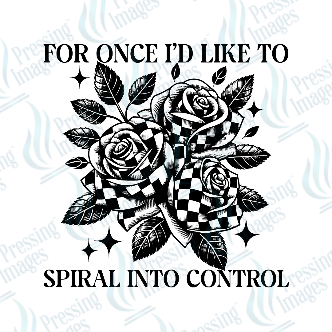 UVD 1759 For once I'd like to spiral into control - Pressing Images