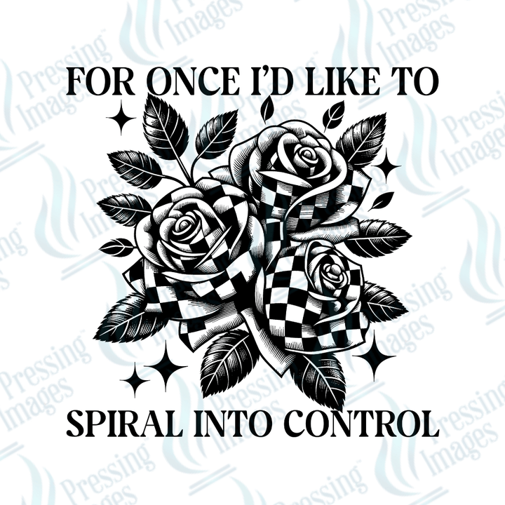 UVD 1759 For once I'd like to spiral into control - Pressing Images