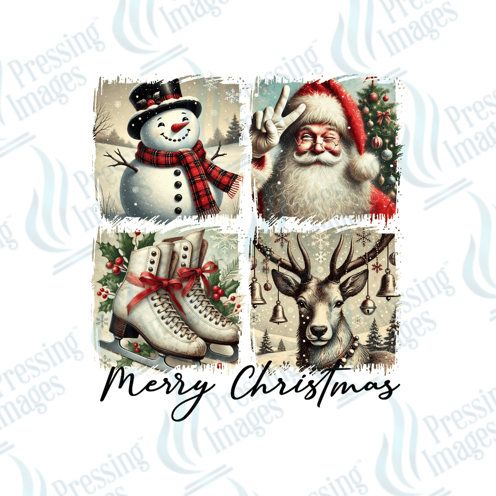 UVD 1764 Retro Christmas - Pressing Images