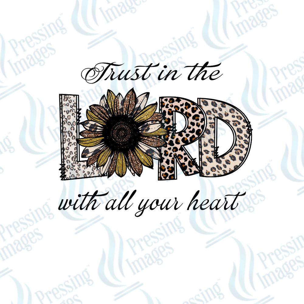 UVD 1773 Trust in the Lord - Pressing Images