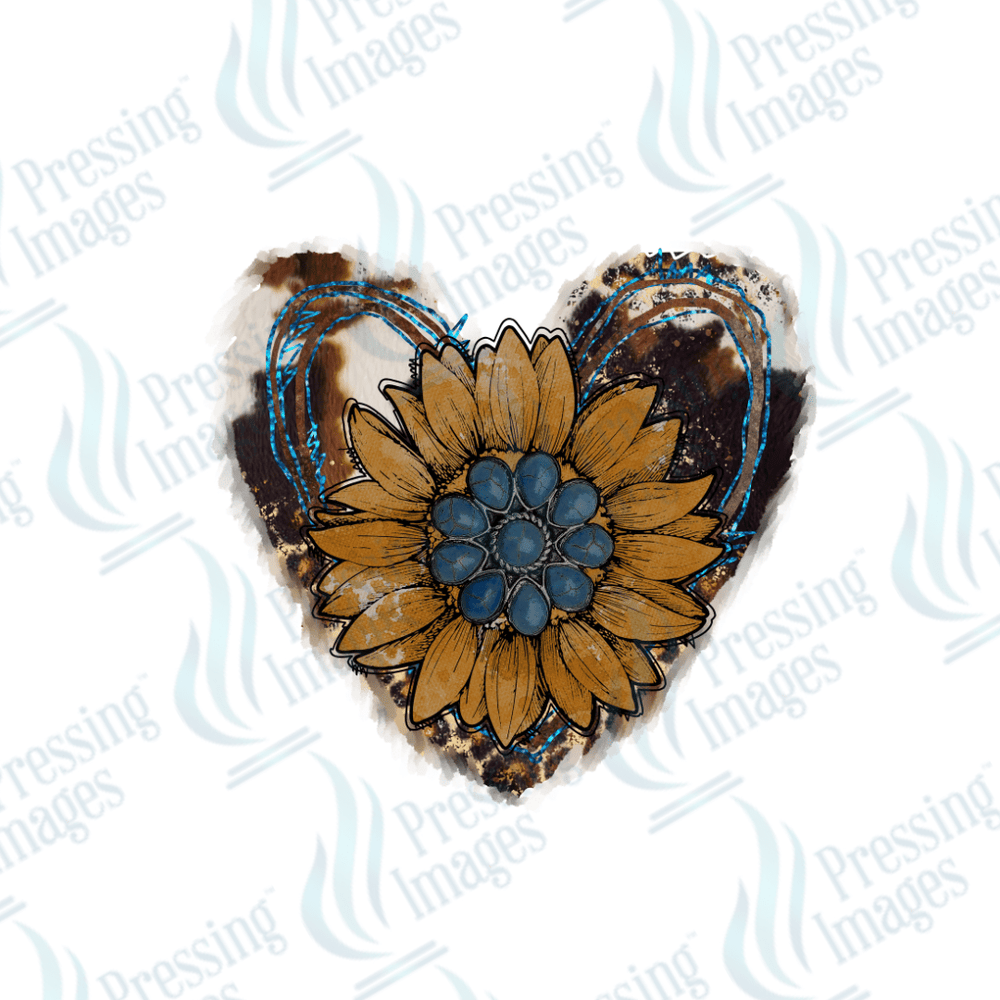 UVD 1781 Sunflower heart - Pressing Images