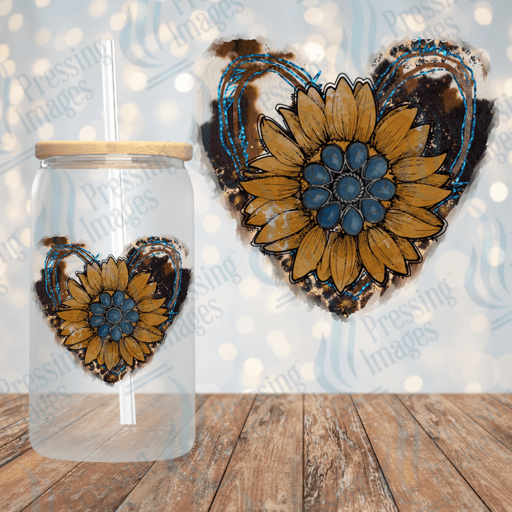 UVD 1781 Sunflower heart - Pressing Images