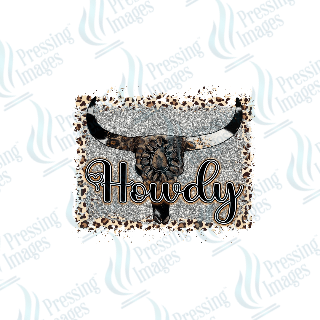 UVD 1782 Howdy bullskull - Pressing Images