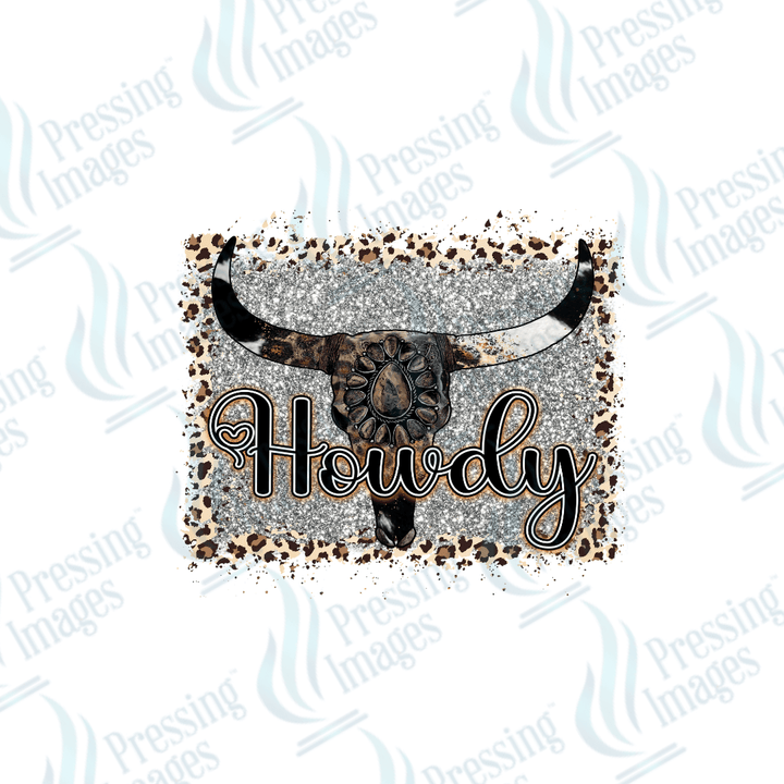 UVD 1782 Howdy bullskull - Pressing Images