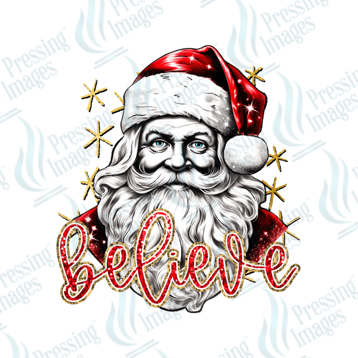 Believe Santa Face | Pressing Images (#1793)