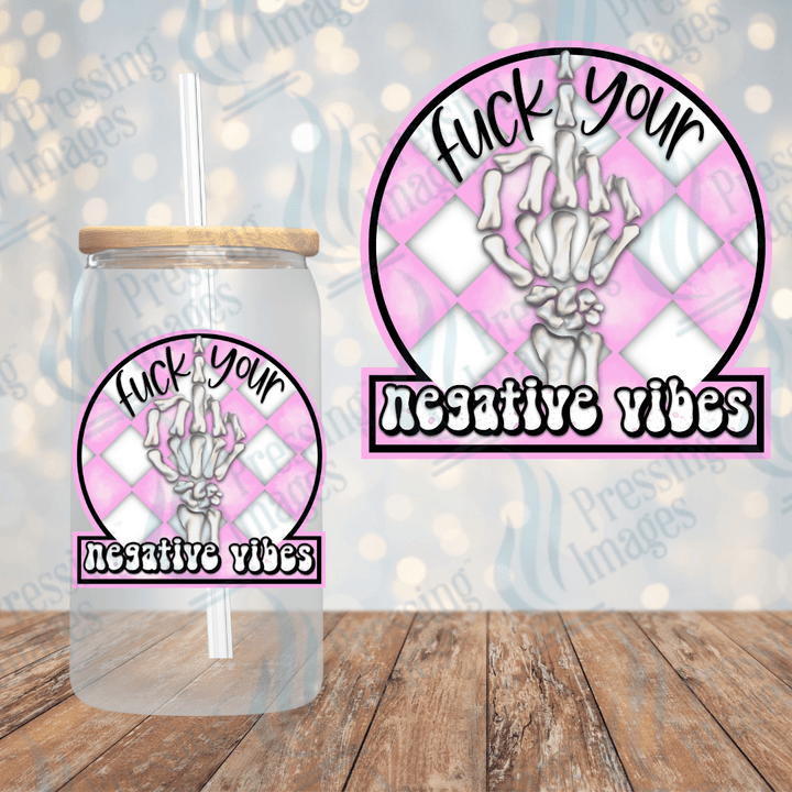 UVD 1799 Fuck your negative vibes - Pressing Images