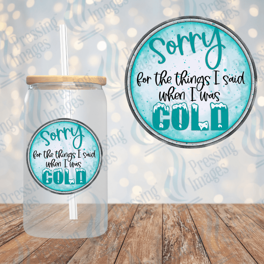 UVD 1811 Sorry for the things I said when I was cold - Pressing Images