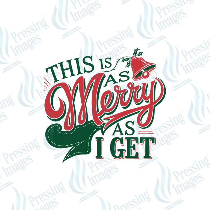 UVD 1824 This is as Merry as I get - Pressing Images