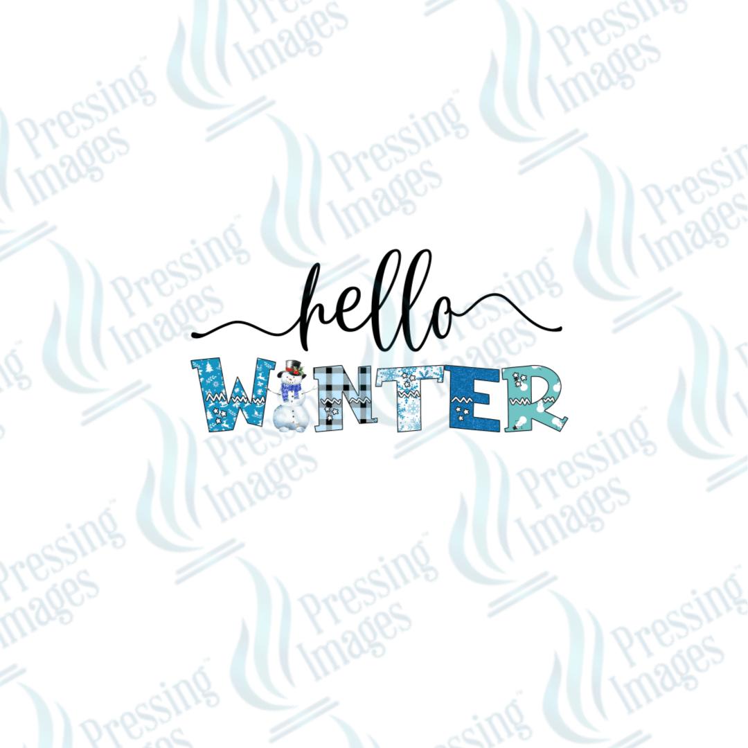 Hello Winter Snowman | Pressing Images (#1827)