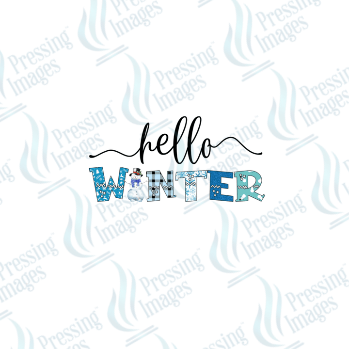 Hello Winter Snowman | Pressing Images (#1827)