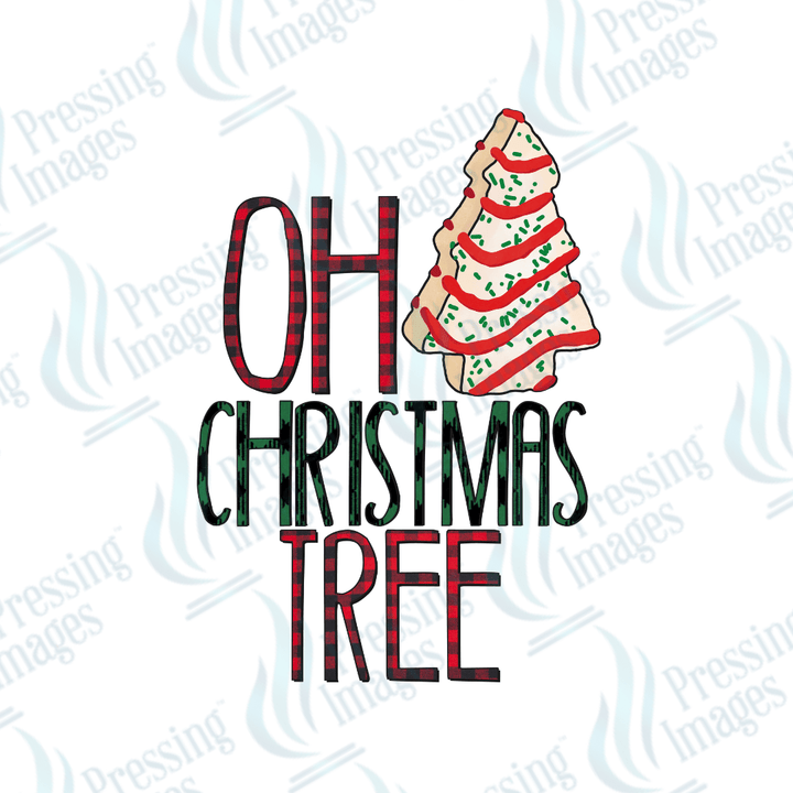 Oh Christmas Tree Frosted Cookie | Pressing Images (#1832)