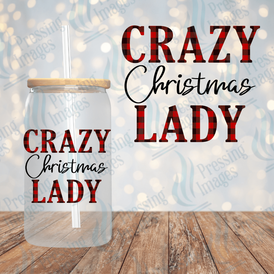 UVD 1836 Crazy Christmas lady - Pressing Images