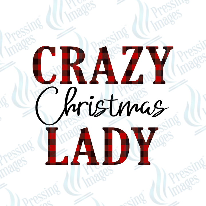 UVD 1836 Crazy Christmas lady - Pressing Images