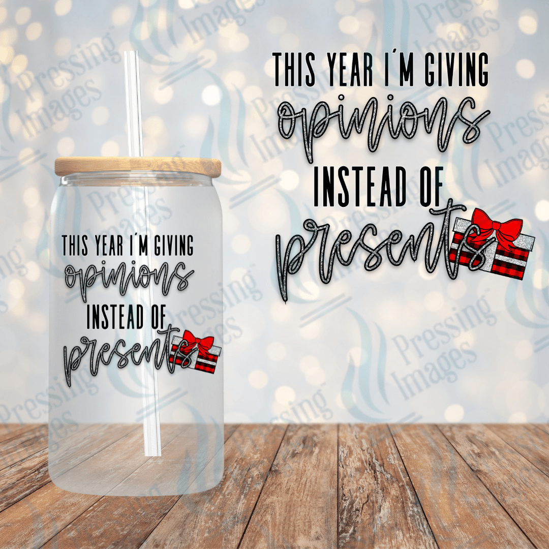 UVD 1840 This year I'm giving opinions - Pressing Images