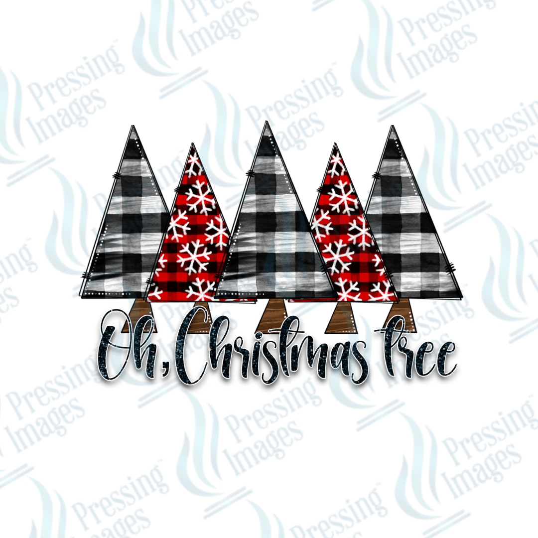 Oh Christmas Tree Buffalo Plaid | Pressing Images (#1841)