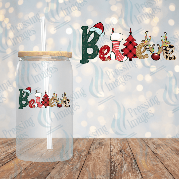 Believe Holiday Letters | Pressing Images (#1844)