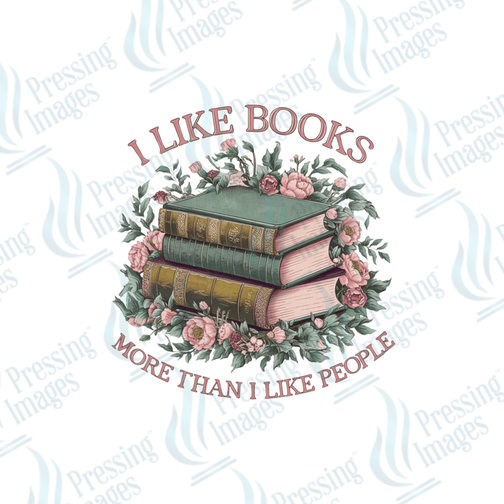 UVD 1904 I like books more than people - Pressing Images