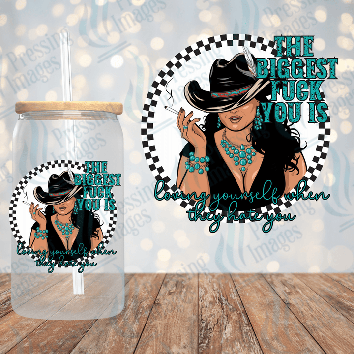 UVD 1906 The Biggest fuck you is loving yourself when they hate you - Pressing Images