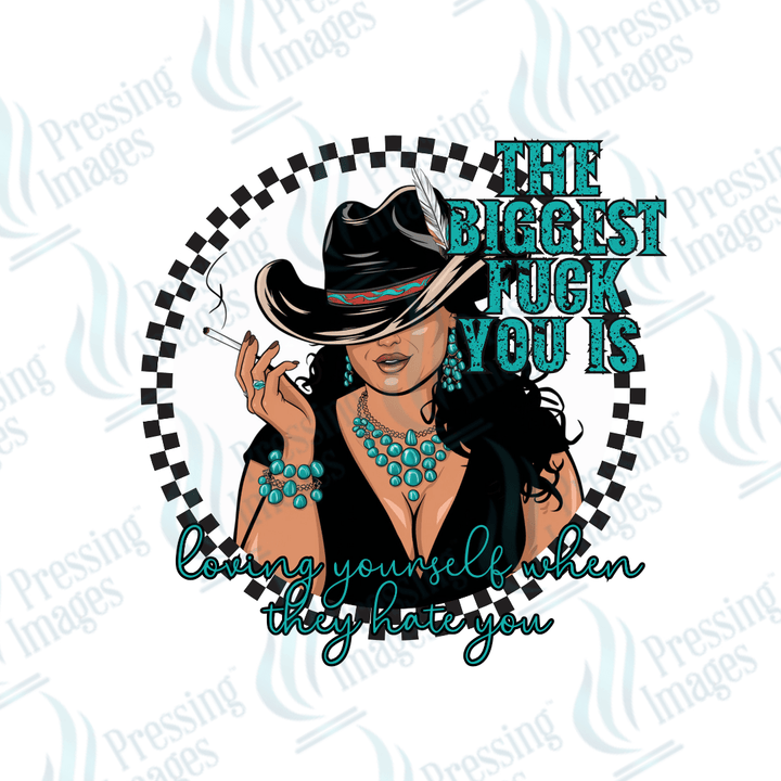 UVD 1906 The Biggest fuck you is loving yourself when they hate you - Pressing Images