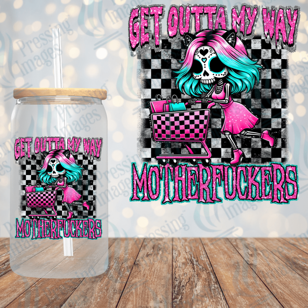 UVD 1913 Get outta my way motherfuckers - Pressing Images