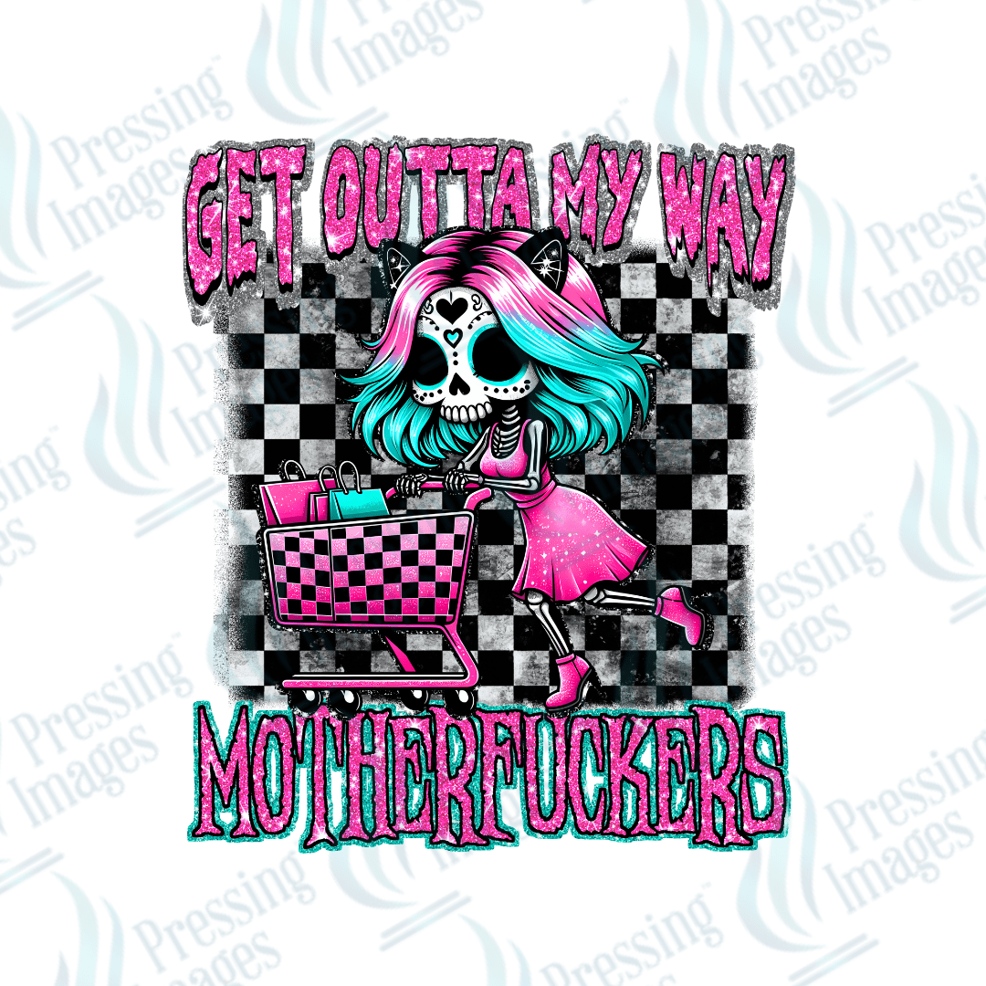 UVD 1913 Get outta my way motherfuckers - Pressing Images