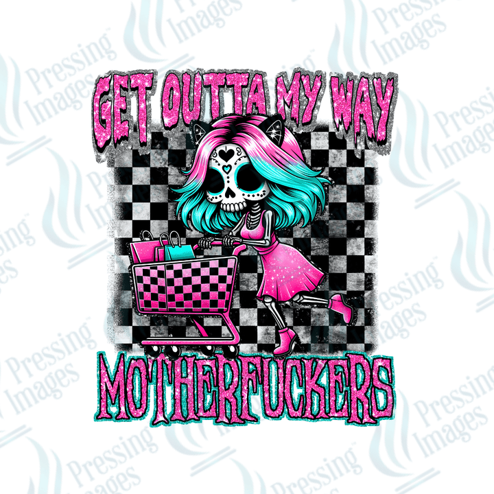 UVD 1913 Get outta my way motherfuckers - Pressing Images